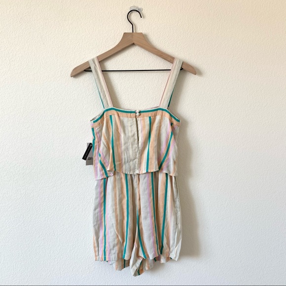 BP Pastel Linen Romper - Picture 4 of 5